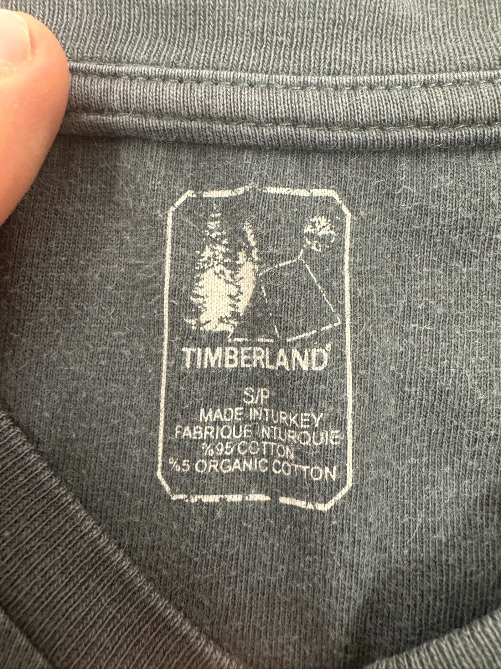 Timberland Explore T-shirt Lange Mouwen Zwart Logo Outdoor Heren S Vintage Streetwear Katoen – photo 5